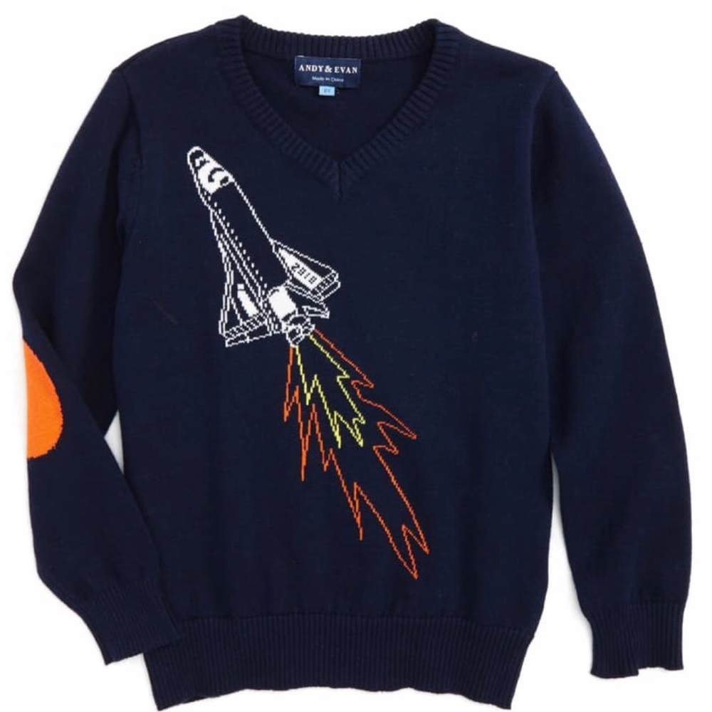 Andy and Evan Rocket Sweater